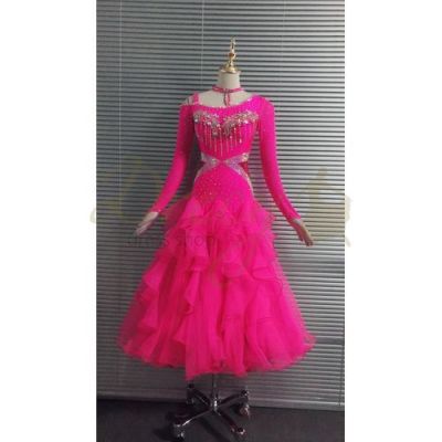 【社交ダンスドレス・モダンドレス・オーダーメイド対応（競技・デモ用）】新品★最高品質★ミリアム Myriam